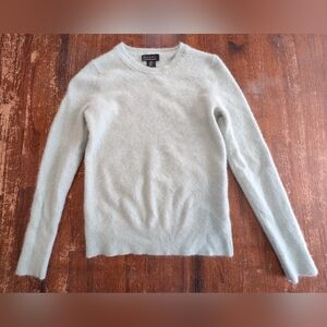 Tahari Cashmere Pullover Sweater Mint Green Soft Casual Everyday Dressy Used